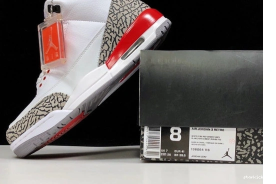 3 Air Retro Jordan 'Katrina' 136064-116 136064-116 0719